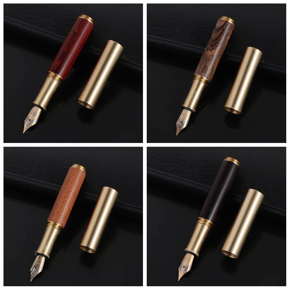 Luxury Durable Calligraphy Fountain Pen Smooth Writing Stainless Steel Business Signature Artist Office Accessory