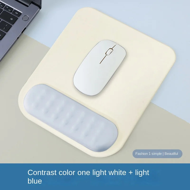 Ergonomic Anti-Slip Silicone Mouse Pad with Memory Foam Wrist Rest for Gaming And Office Use Comfortable Non-Slip Computer Accessory