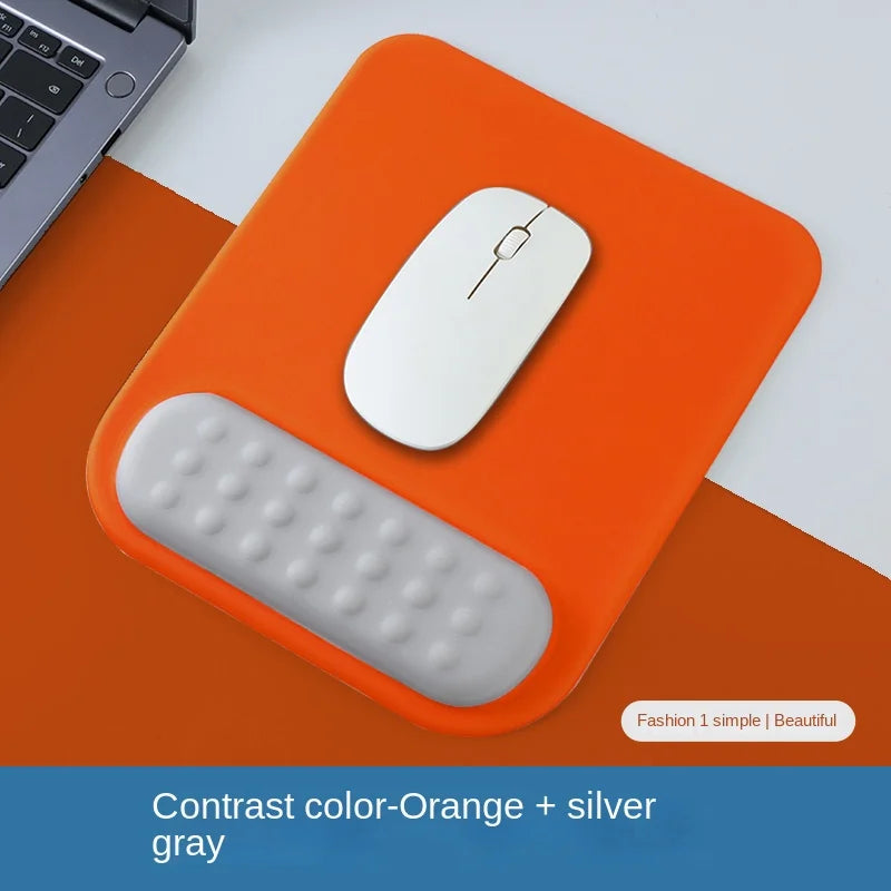 Ergonomic Anti-Slip Silicone Mouse Pad with Memory Foam Wrist Rest for Gaming And Office Use Comfortable Non-Slip Computer Accessory