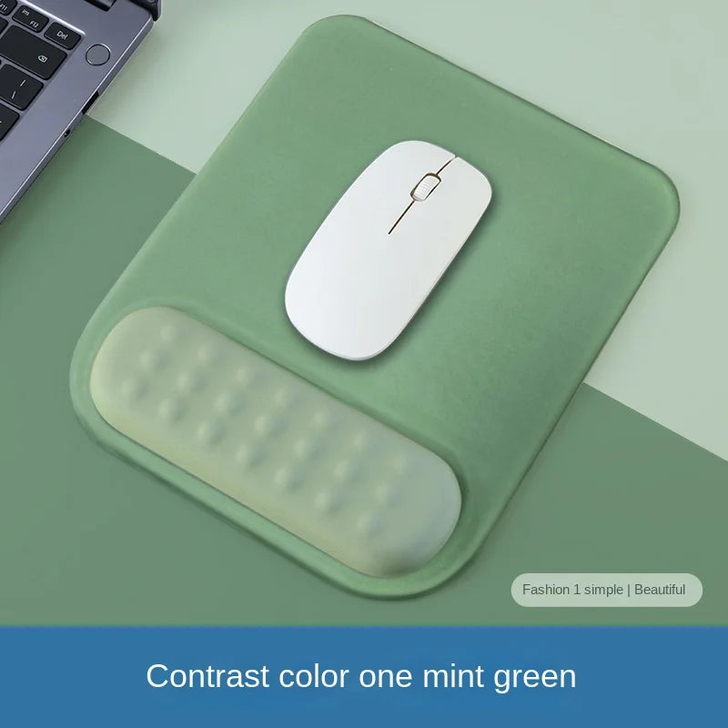 Ergonomic Anti-Slip Silicone Mouse Pad with Memory Foam Wrist Rest for Gaming And Office Use Comfortable Non-Slip Computer Accessory