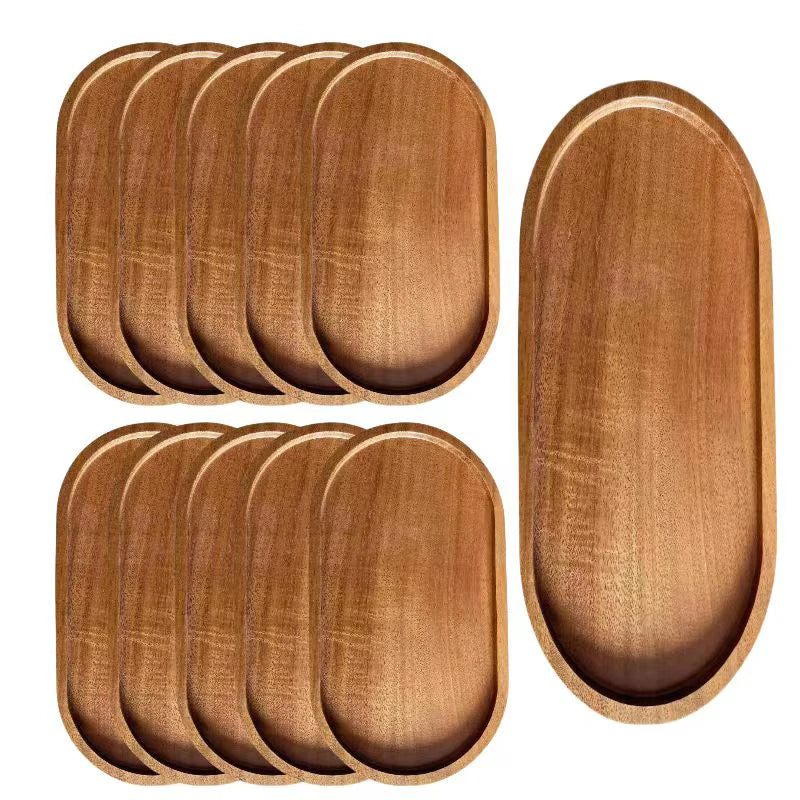 Zen Living: A Minimalist Wooden Serving Platter