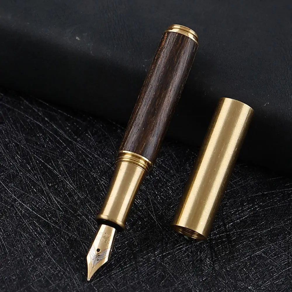 Luxury Durable Calligraphy Fountain Pen Smooth Writing Stainless Steel Business Signature Artist Office Accessory