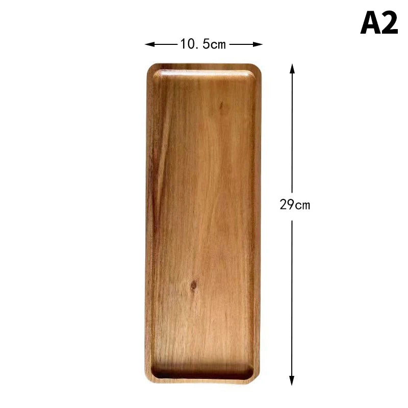 Zen Living: A Minimalist Wooden Serving Platter