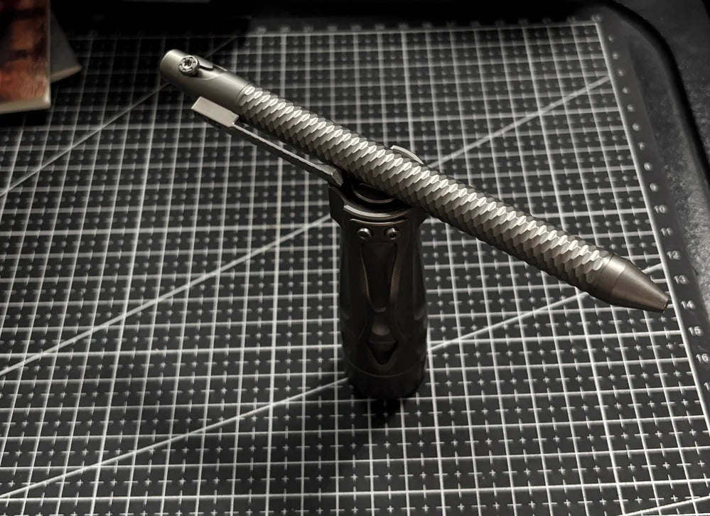 EDC Titanium Alloy Pen Multi-functional Portable Outdoor Writing Tool Pocket Size for Collection