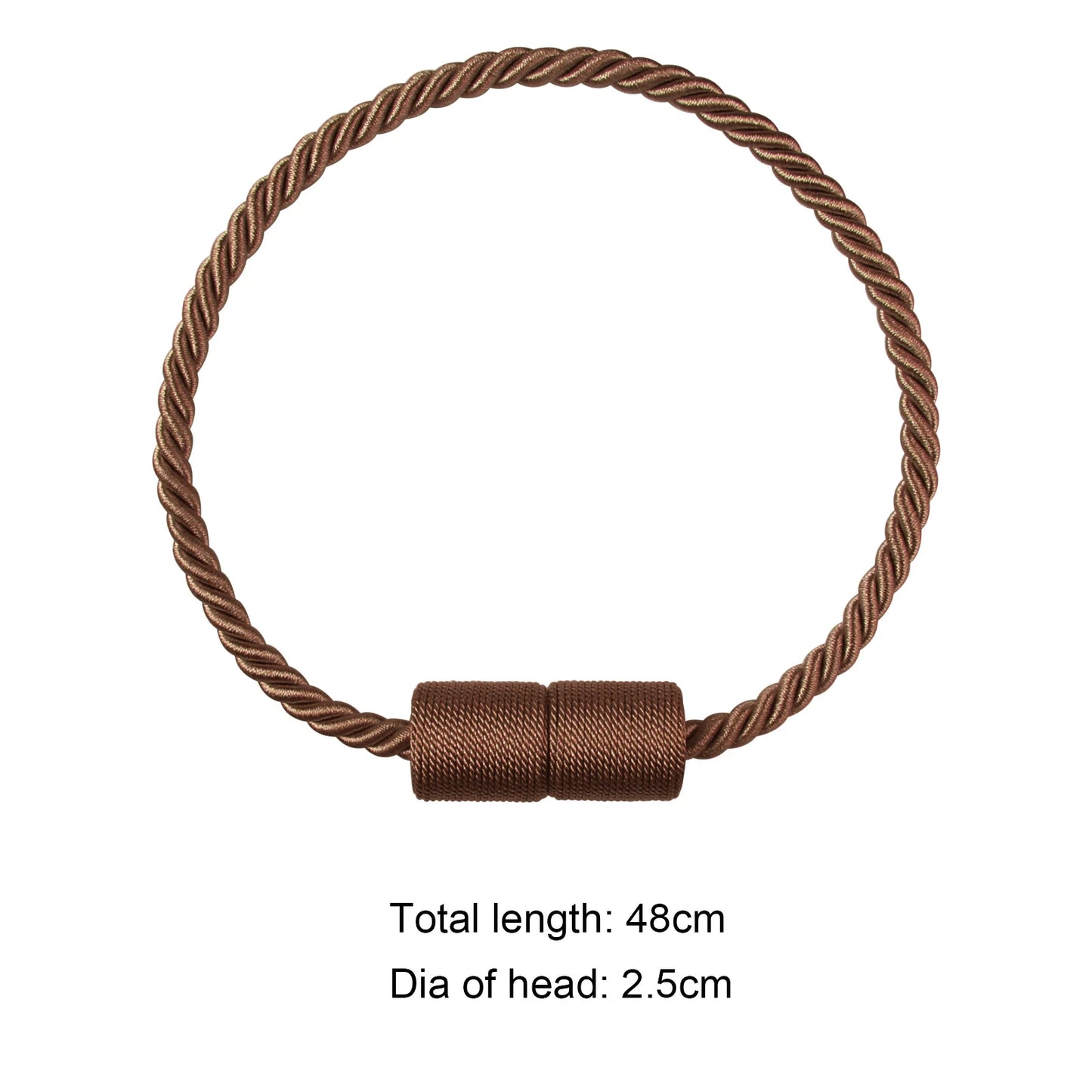 BELAVENIR Magnetic Curtain Tieback High Quality Clip Curtains Buckle Holder Decorative Home Polyester Curtains Accessories