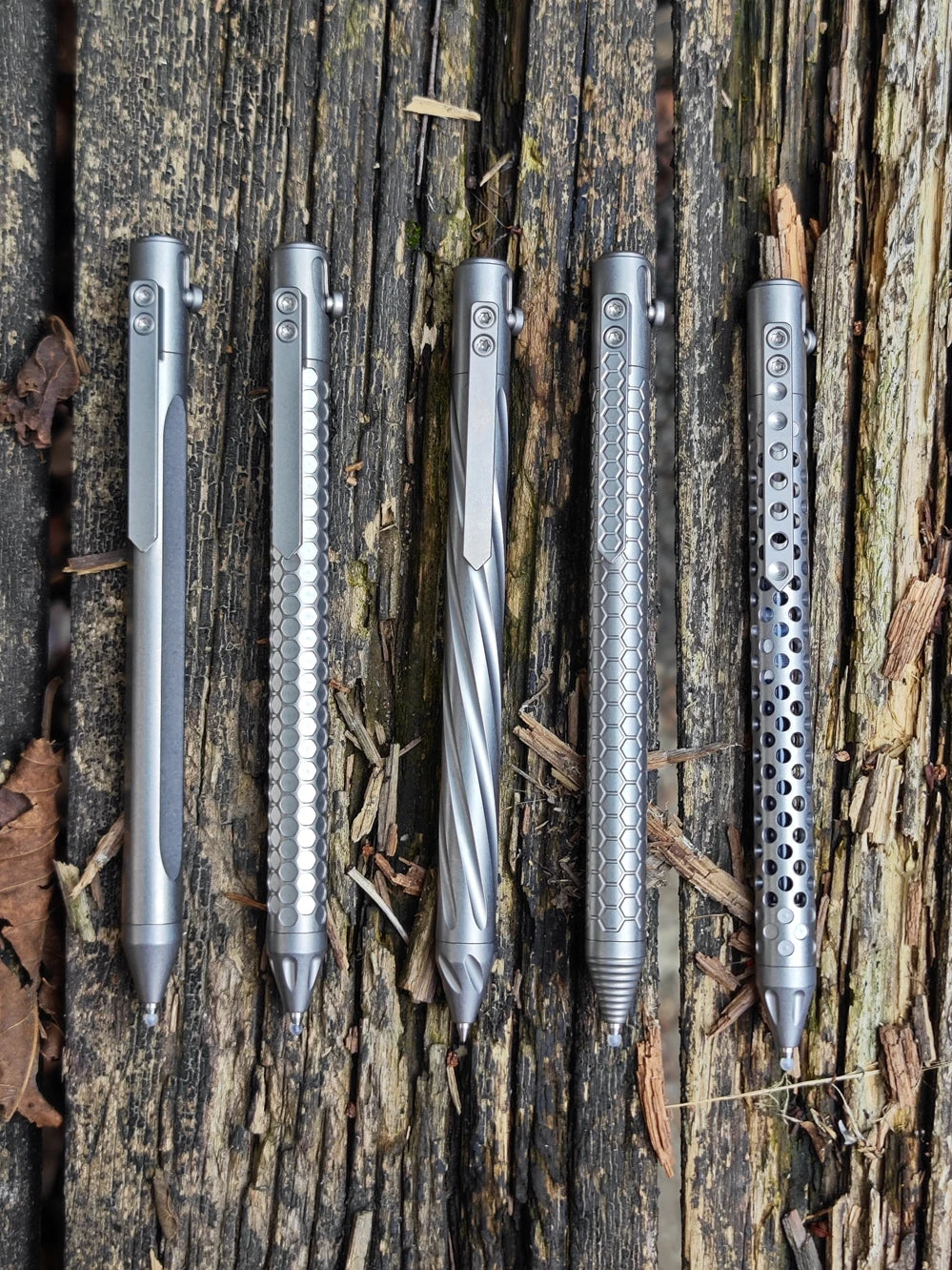 EDC Titanium Alloy Pen Multi-functional Portable Outdoor Writing Tool Pocket Size for Collection
