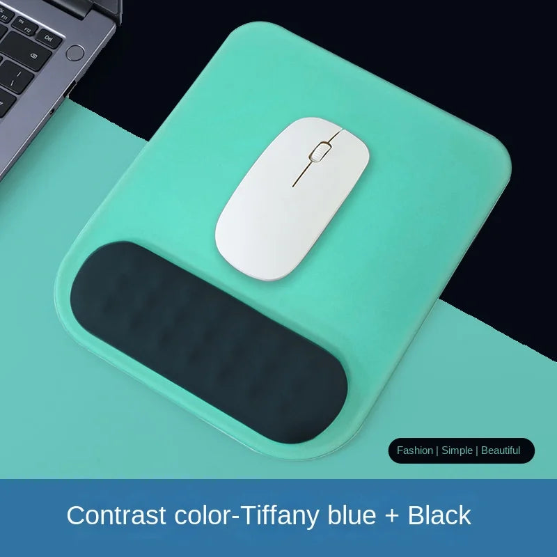 Ergonomic Anti-Slip Silicone Mouse Pad with Memory Foam Wrist Rest for Gaming And Office Use Comfortable Non-Slip Computer Accessory