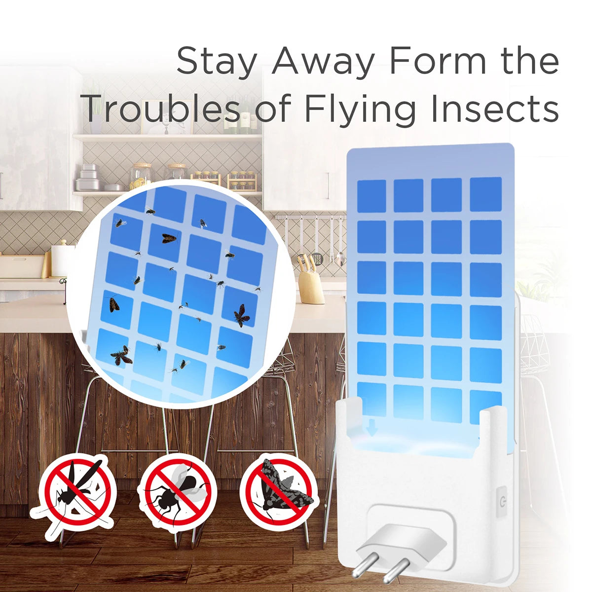 Dual-Function Mosquito Lamp: Silent Trap & Adjustable Nightlight