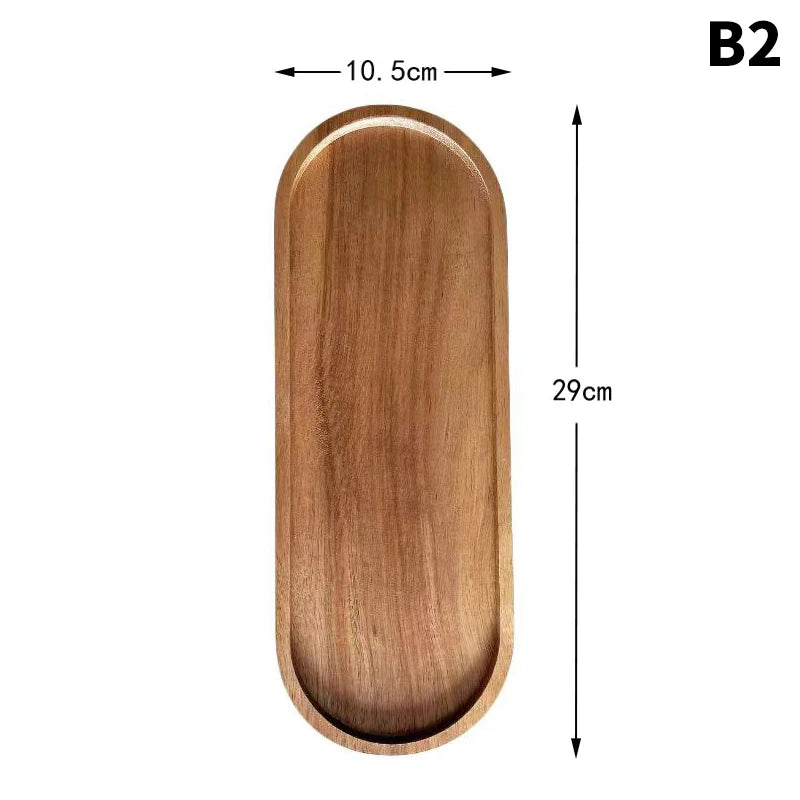 Zen Living: A Minimalist Wooden Serving Platter