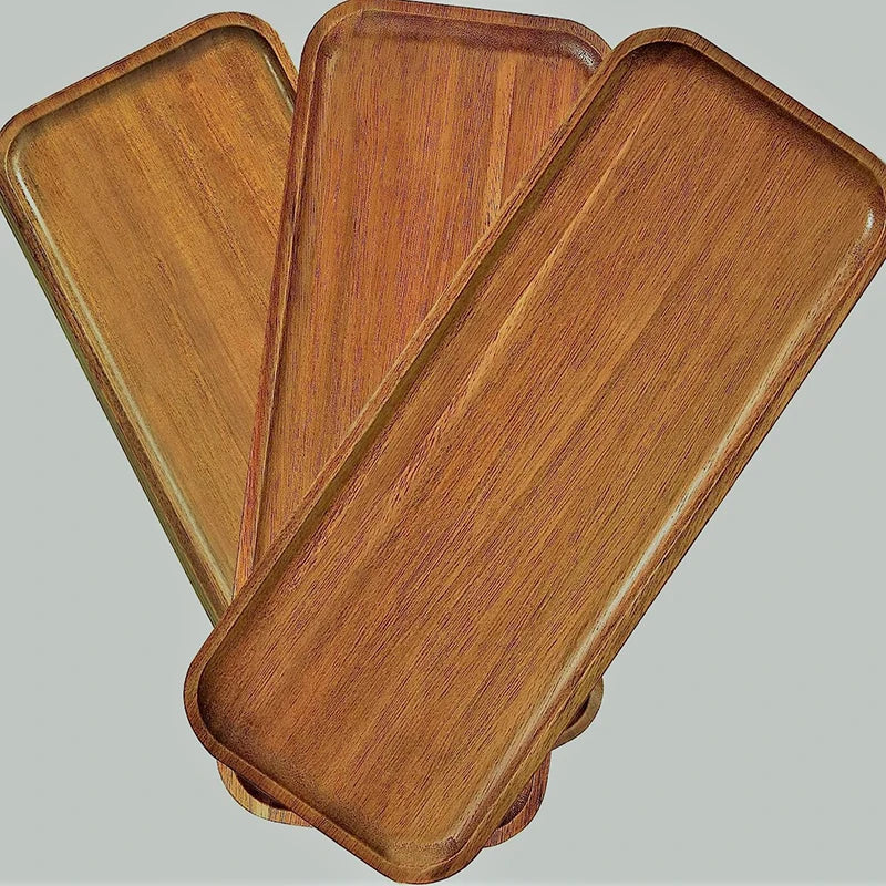 Zen Living: A Minimalist Wooden Serving Platter