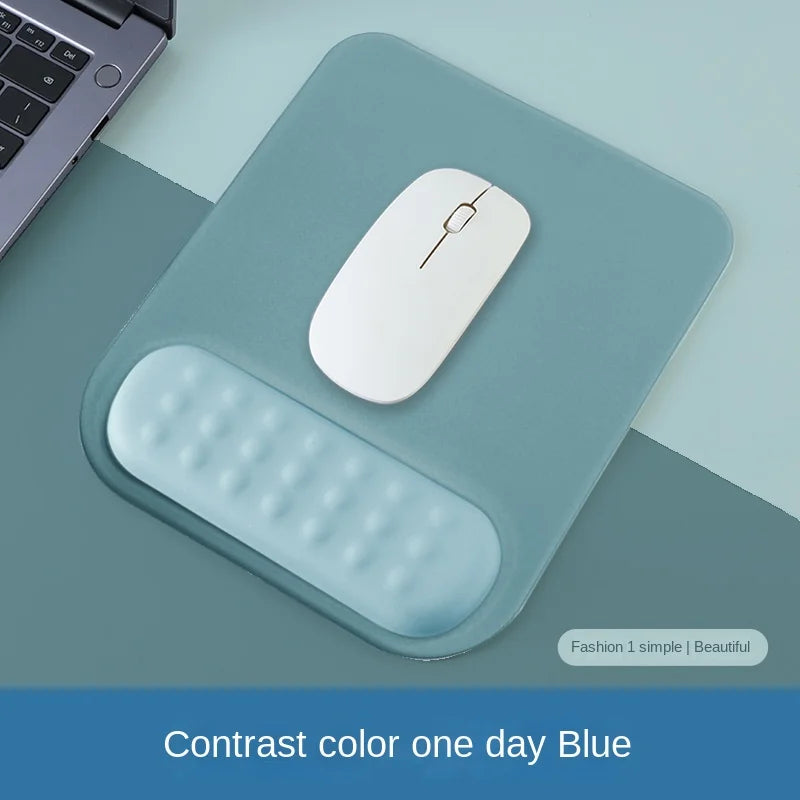 Ergonomic Anti-Slip Silicone Mouse Pad with Memory Foam Wrist Rest for Gaming And Office Use Comfortable Non-Slip Computer Accessory