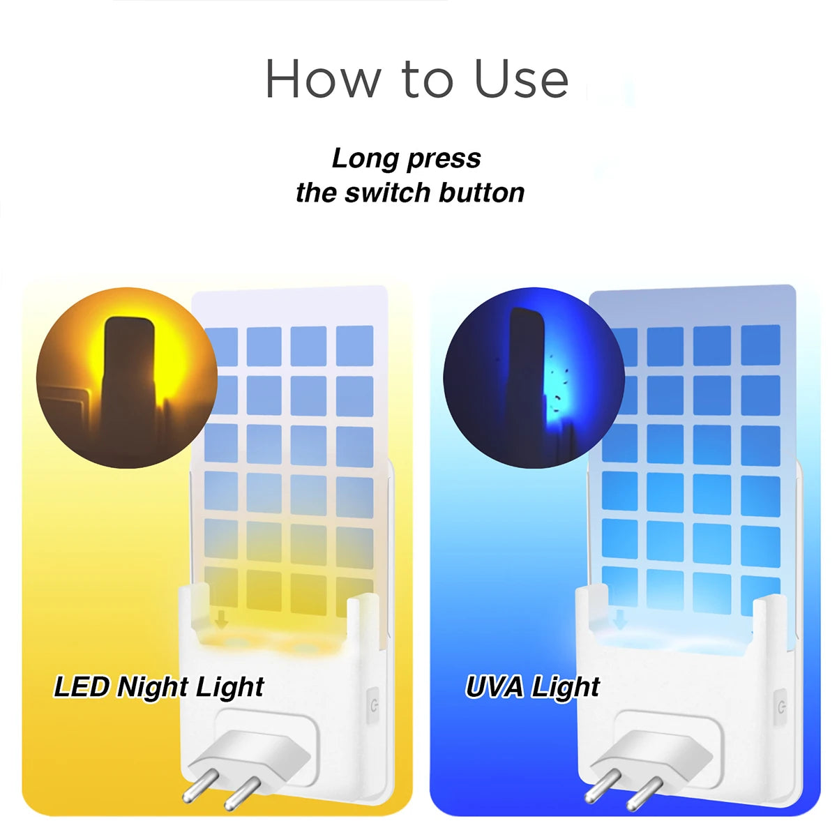 Dual-Function Mosquito Lamp: Silent Trap & Adjustable Nightlight