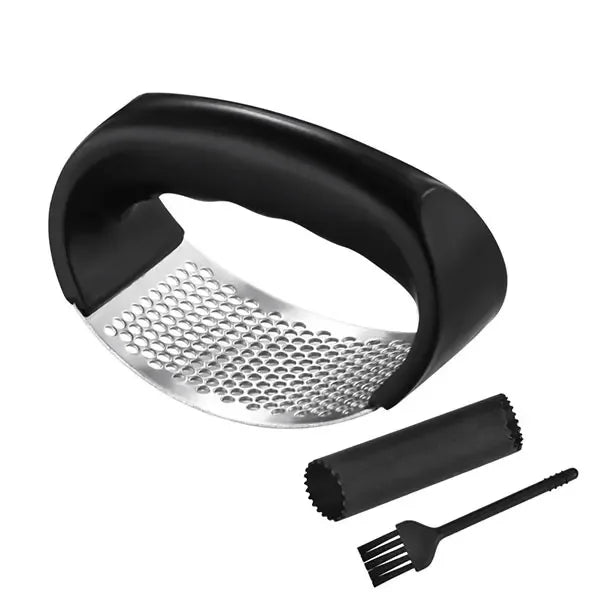 Upgraded Stainless Steel Manual Garlic Press Squeezer Eco-Friendly Kitchen Tool for Ginger Rocker Crusher Mince Cutting