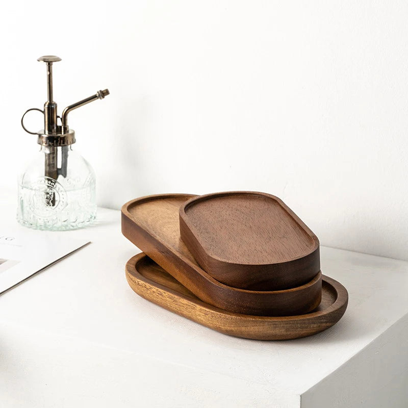 Zen Living: A Minimalist Wooden Serving Platter
