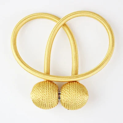 BELAVENIR Magnetic Curtain Tieback High Quality Clip Curtains Buckle Holder Decorative Home Polyester Curtains Accessories