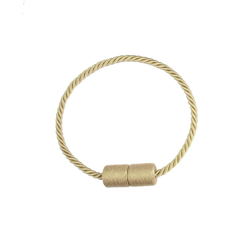 BELAVENIR Magnetic Curtain Tieback High Quality Clip Curtains Buckle Holder Decorative Home Polyester Curtains Accessories
