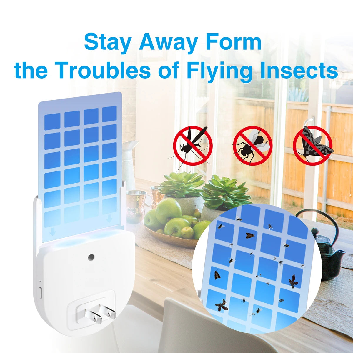 Dual-Function Mosquito Lamp: Silent Trap & Adjustable Nightlight