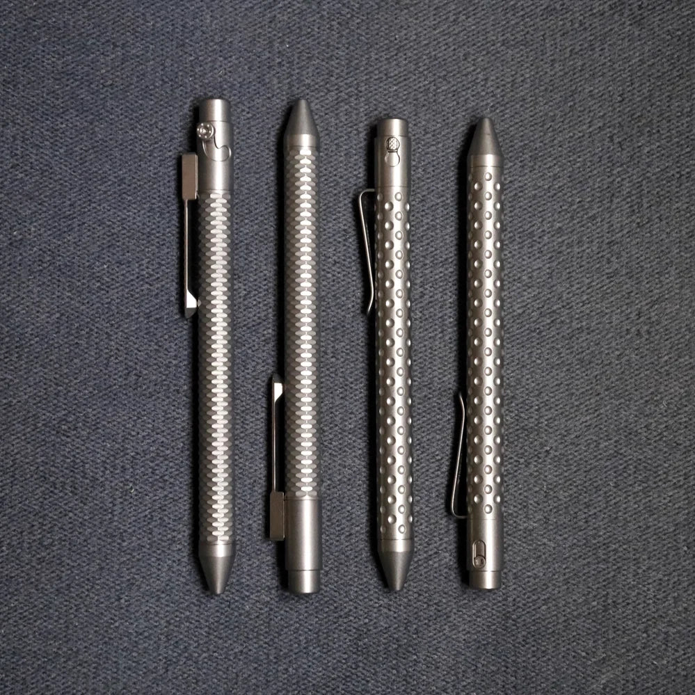 EDC Titanium Alloy Pen Multi-functional Portable Outdoor Writing Tool Pocket Size for Collection