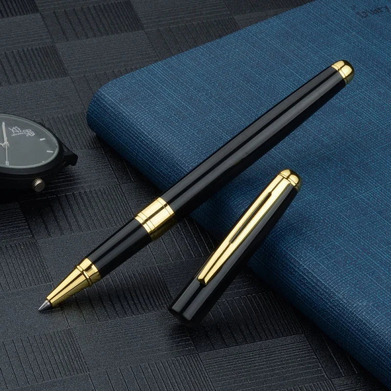 High Quality Stainless Steel Ballpoint Pen Refillable Business Signature Gel Pen for Office And Study Metal Stationery