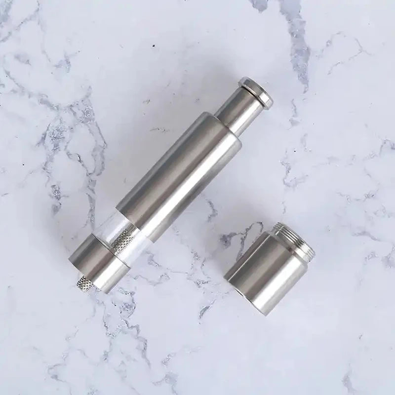 Stainless Steel Thumb Push Spice Grinder Efficient Pepper Salt Mill Eco-Friendly Kitchen Tool for Spices