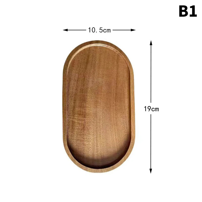 Zen Living: A Minimalist Wooden Serving Platter