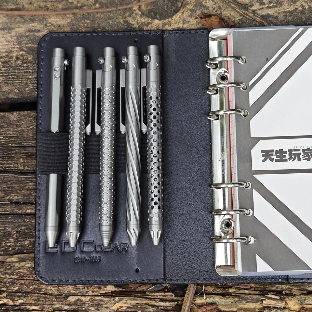 EDC Titanium Alloy Pen Multi-functional Portable Outdoor Writing Tool Pocket Size for Collection